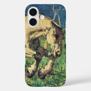 Galloping Horse by Giovanni Segantini, Vintage Art iPhone 16 Case