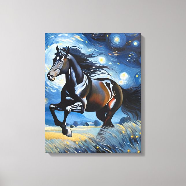 Galloping Horse  Canvas Print (Front)