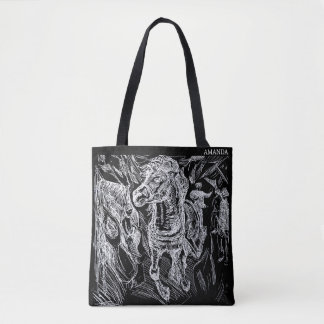 Galloping Horse – Edvard Munch Personalized Tote Bag
