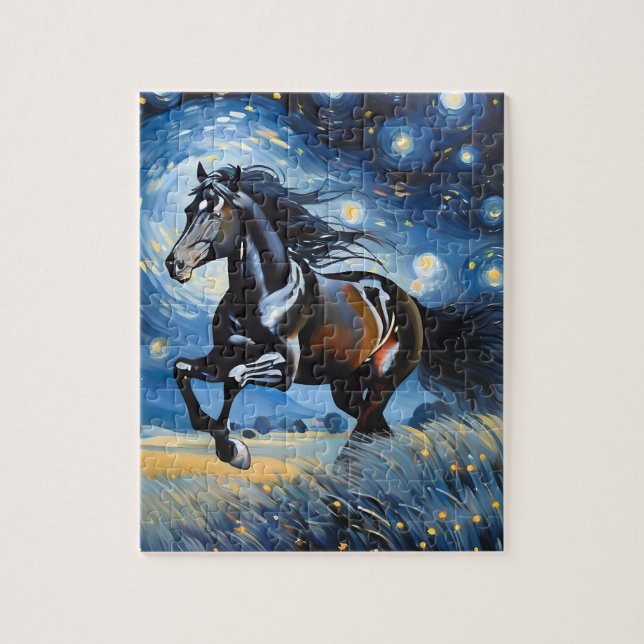 Galloping Horse  Jigsaw Puzzle (Vertical)