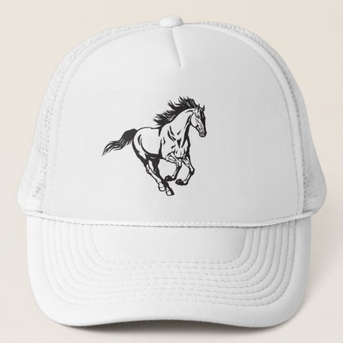 Galloping Horse Trucker Hat