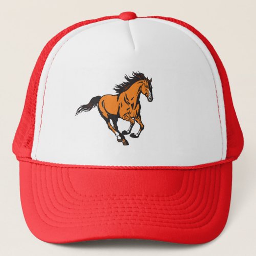Galloping Horse Trucker Hat