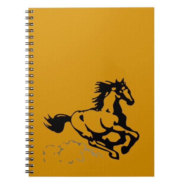 Galloping Horse Wild and Free Notebook (Front)