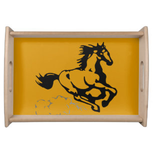 Galloping Horse Wild and Free Serving Tray