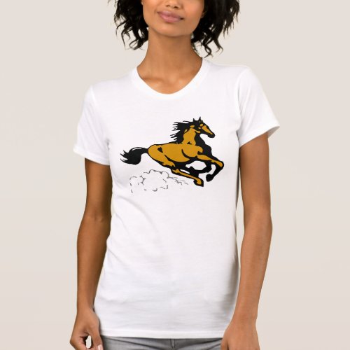 Galloping Horse Wild and Free T_Shirt