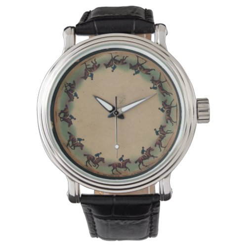 Galloping Horse Zoopraxiscope Vintage 1893 Watch
