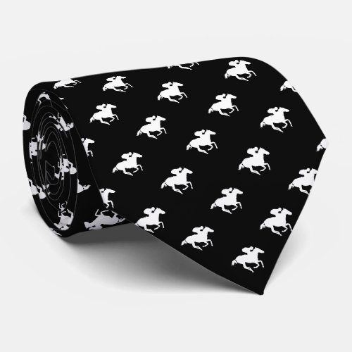 Galloping Horseman Pattern  Derby Neck Tie