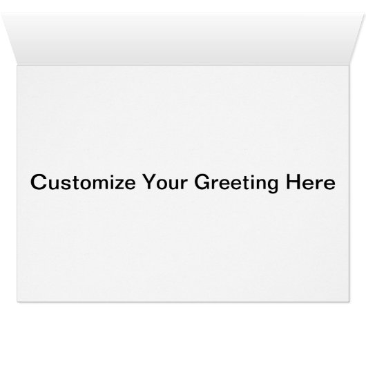 Galloping Horses Card (Inside Horizontal (Bottom))