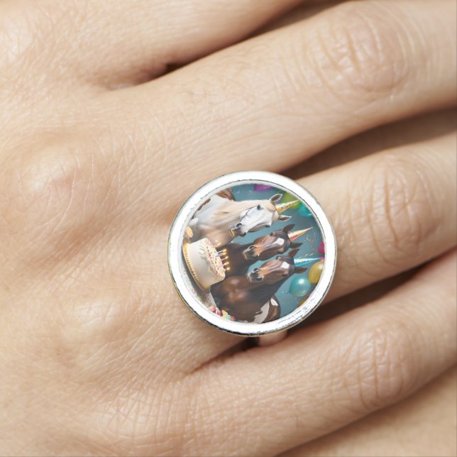Galloping into Fun: A Horse Birthday Celebration Ring (In Situ)
