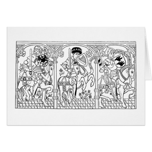 Galloping Knights BLANK cards (Front Horizontal)