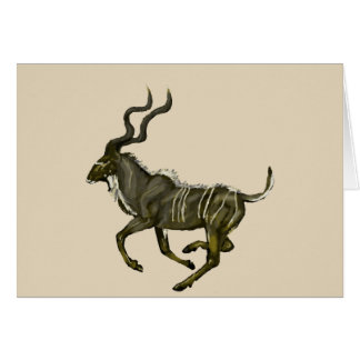 Galloping kudu