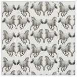 Galloping Leopard Appaloosa Horse Fabric