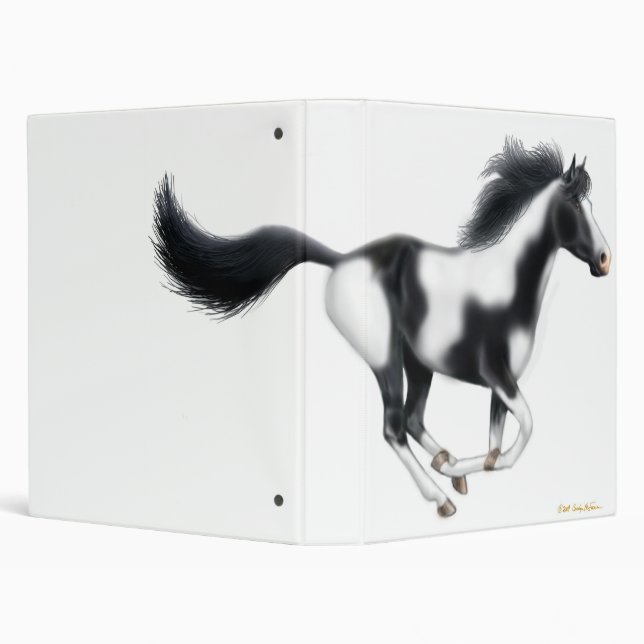 Galloping Paint Horse Binder (Background)