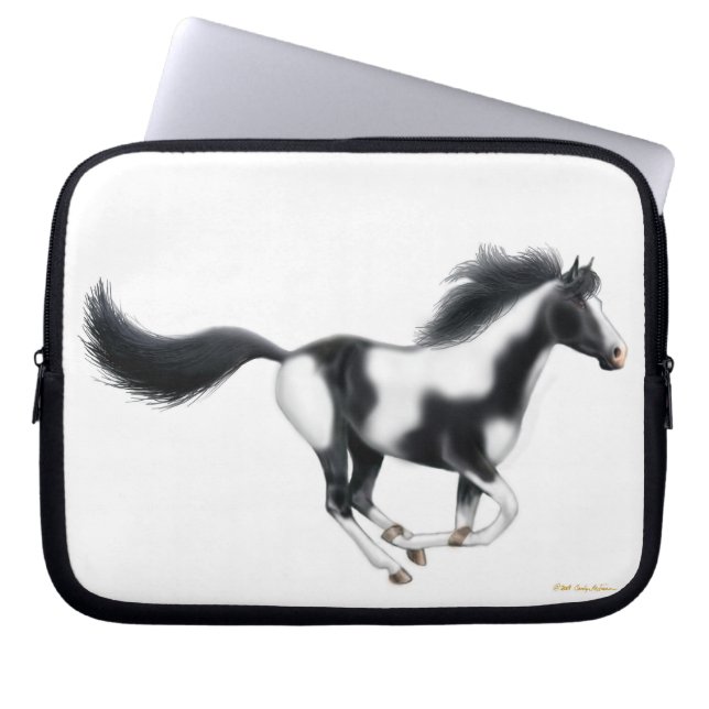 Galloping Paint Horse Electronics Bag (Front)