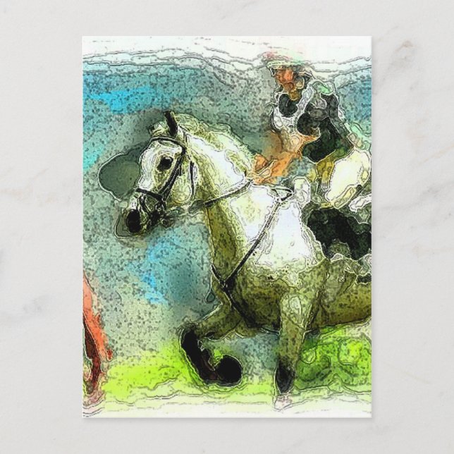 Galloping Postcard (Front)