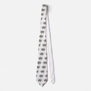 Galloping Race Horses Tie