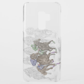 Galloping Race Horses Uncommon Samsung Galaxy S9 Plus Case