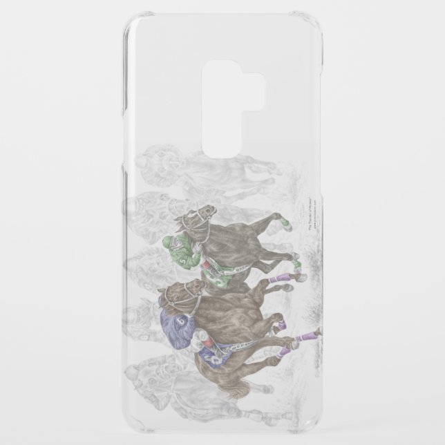 Galloping Race Horses Uncommon Samsung Galaxy Case (Back)