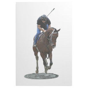 Galloping Thoroughbred Horse Gallery Wrap