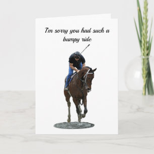 Galloping Thoroughbred Horse Greeting Card