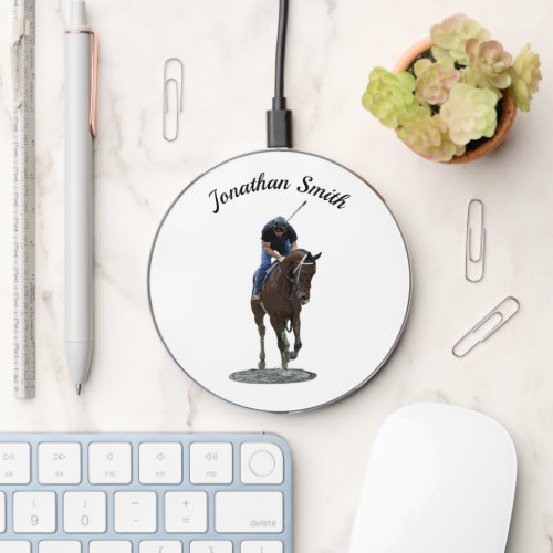 Galloping Thoroughbred Horse Wireless Charger