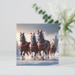 Galloping Through the Snow: Santa’s Magical Horses Save The Date
