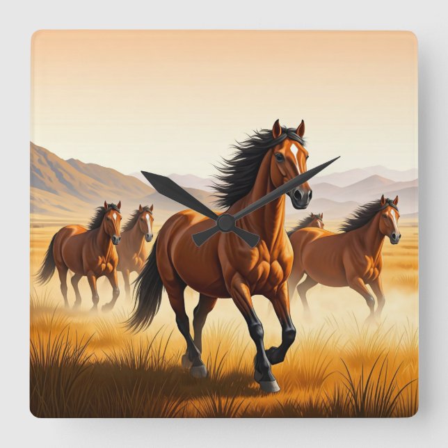 Galloping Through Time: Horse-Inspired Clocks (Front)