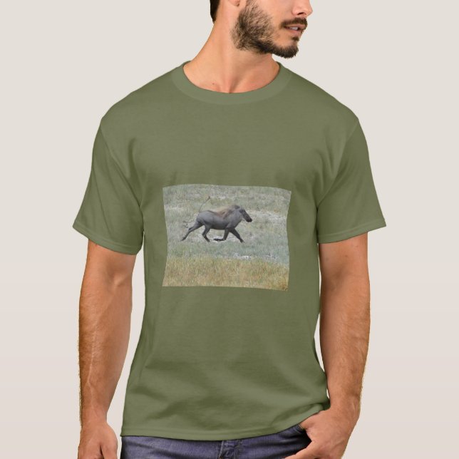 Galloping Warthog. T-Shirt (Front)