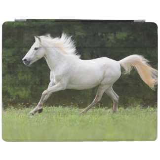 Galloping White Horse iPad Smart Cover