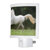 Galloping White Horse Night Light (Left)