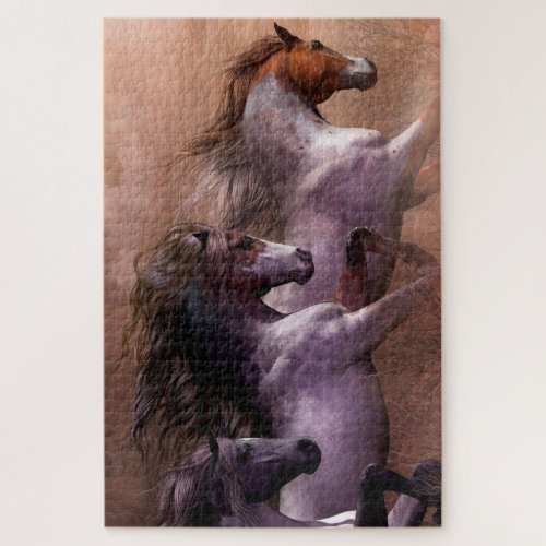 Galloping Wild Horses Jigsaw Puzzles