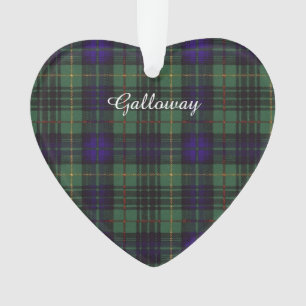 Galloway clan Plaid Scottish kilt tartan Ornament