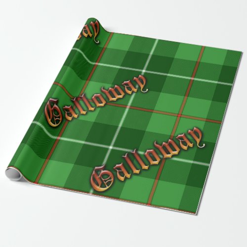 Galloway District Tartan Wrapping Paper