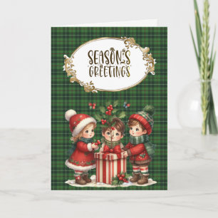 Galloway Hunting Original Scottish Tartan Holiday Card