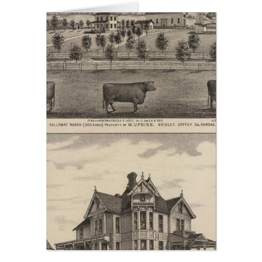 Galloway Ranch, Kansas Cards (Front)