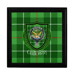 Galloway Scottish Clan Tartan & Crest Gift Box