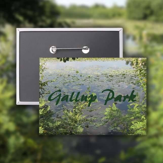 Gallup Park In Ann Arbor Button (Creator Uploaded)