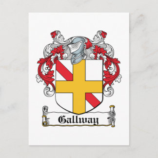 Gallway Family Crest Postcard