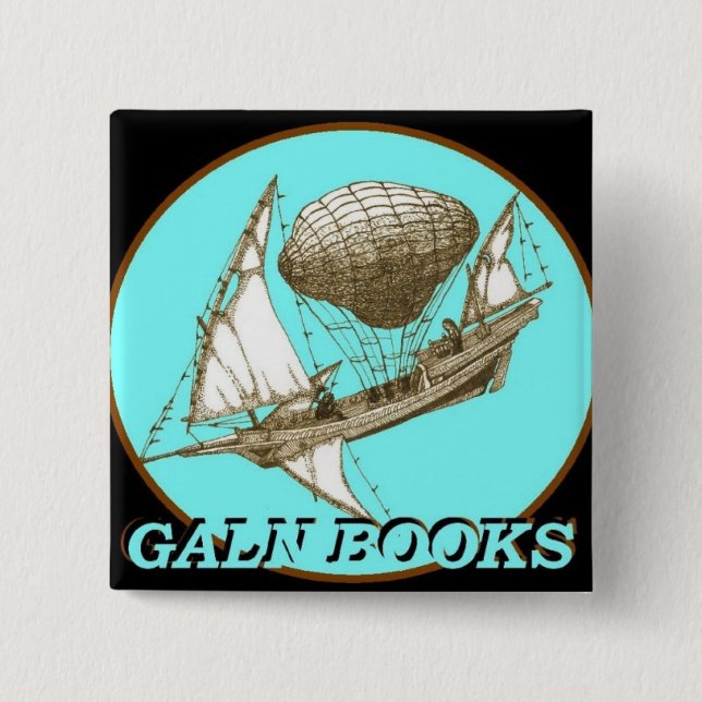 Galn Books Button (Front)