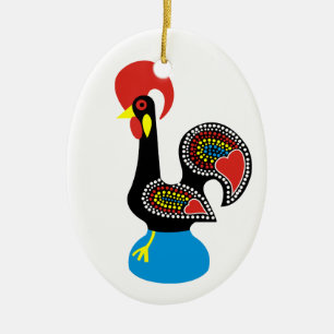 Galo de Barcelos Ceramic Ornament