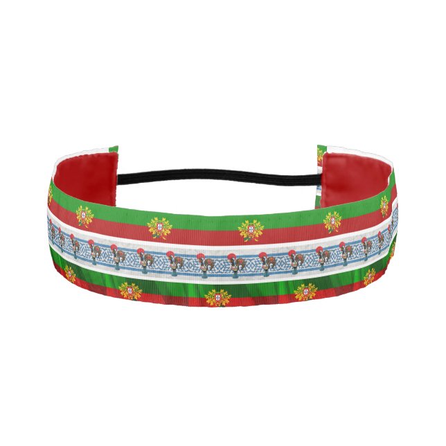 Galo de Barcelos, Portugal Athletic Headband (Front)