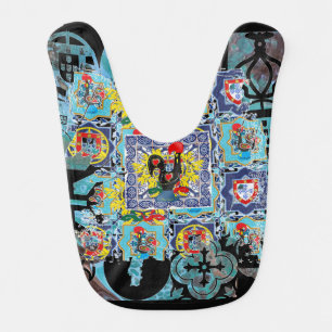 Galo de Barcelos, Portugal Baby Bib