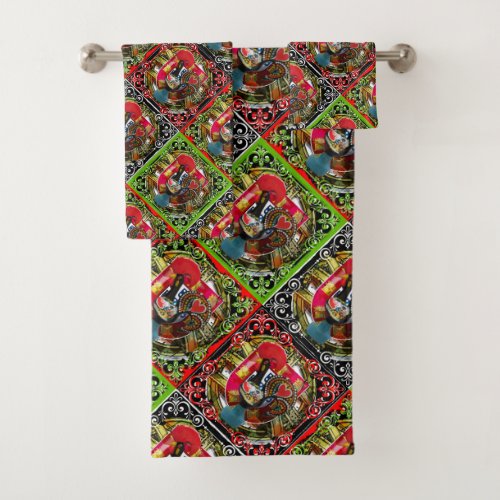 Galo de Barcelos Portugal Bath Towel Set