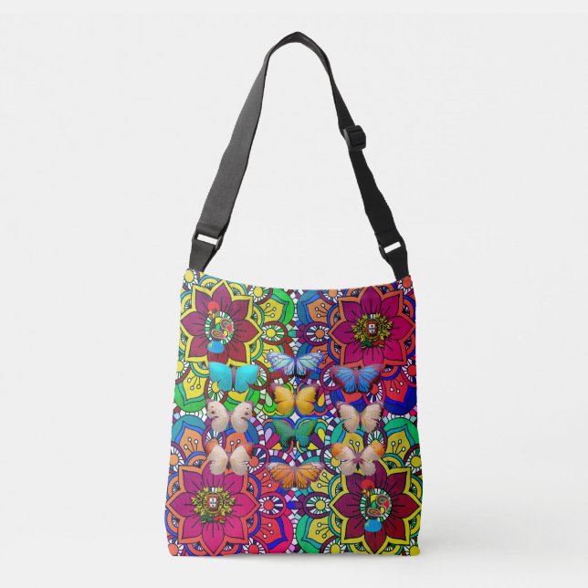Galo de Barcelos, Portugal Crossbody Bag (Front)