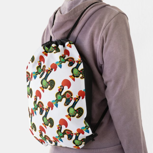 Galo de Barcelos, Portugal Drawstring Bag (Insitu)