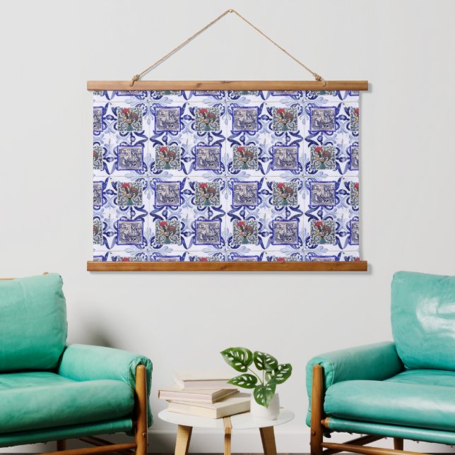 Galo de Barcelos, Portugal Hanging Tapestry (Living Room)