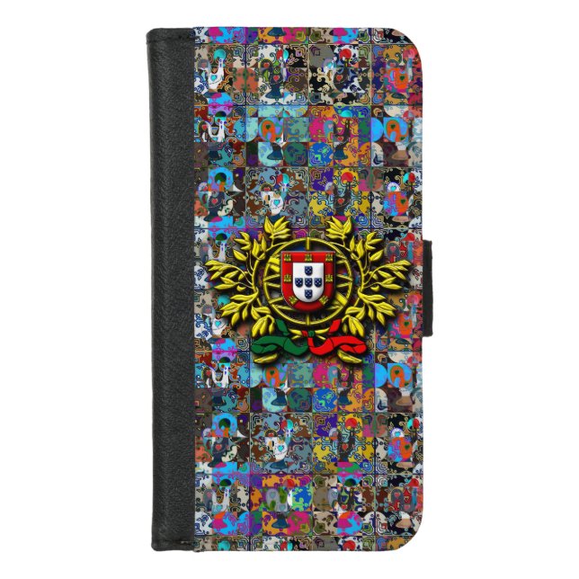 Galo de Barcelos, Portugal iPhone Wallet Case (Front)