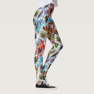 Galo de Barcelos, Portugal Leggings