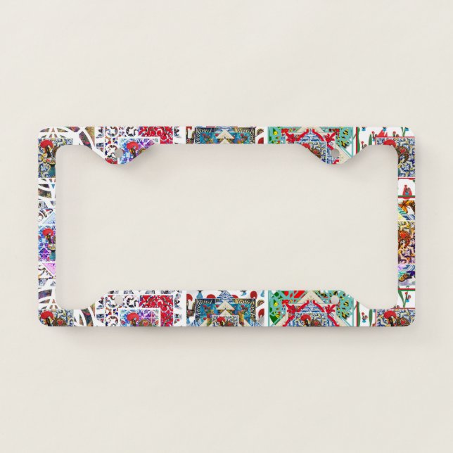 Galo de Barcelos, Portugal License Plate Frame (Front)