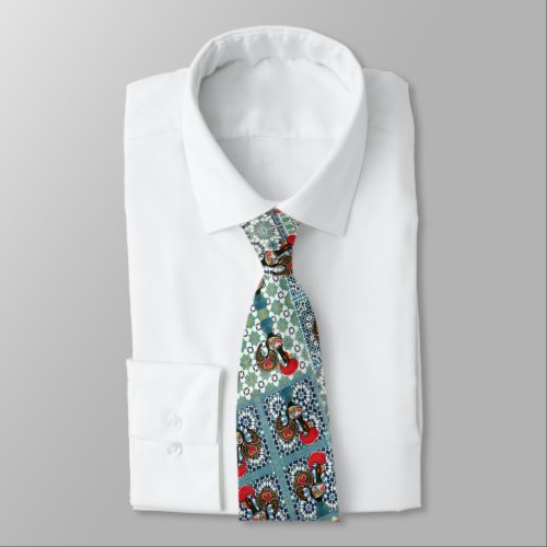 Galo de Barcelos Portugal Neck Tie